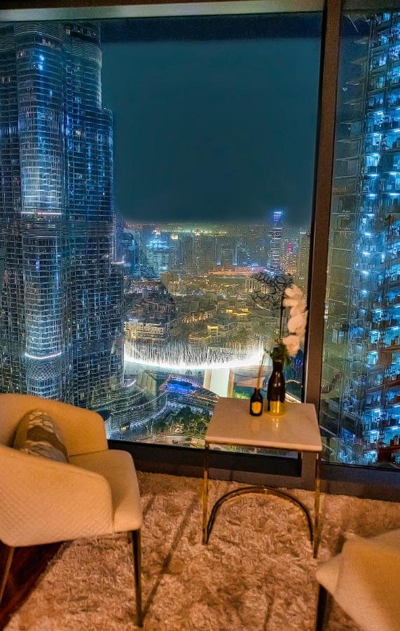 Апартаменти First Class 3Br With Full Burj Khalifa And Fountain View Дубай Екстер'єр фото