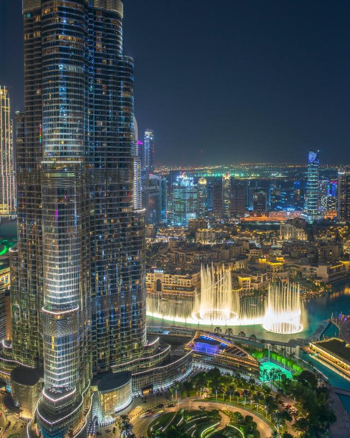 Апартаменти First Class 3Br With Full Burj Khalifa And Fountain View Дубай Екстер'єр фото