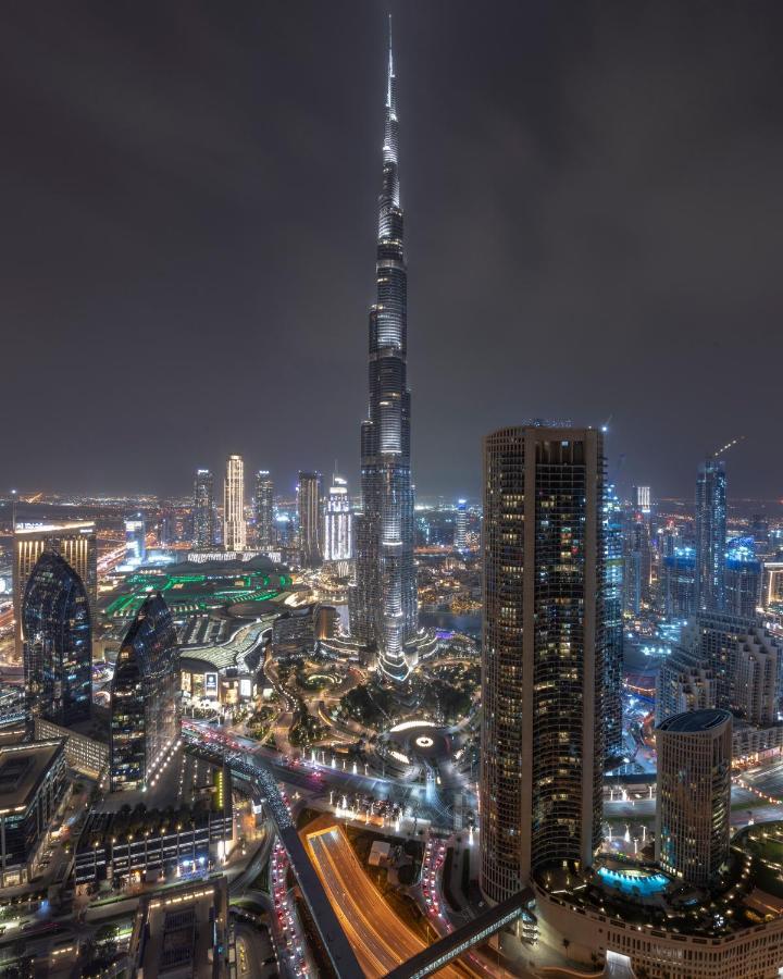 Апартаменти First Class 3Br With Full Burj Khalifa And Fountain View Дубай Екстер'єр фото