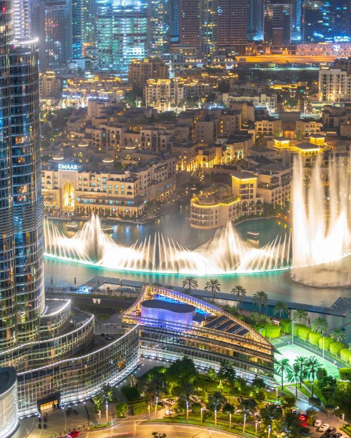 First Class 3Br With Full Burj Khalifa And Fountain View Дубай Екстер'єр фото
