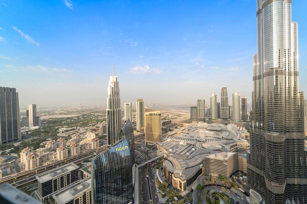 Апартаменти First Class 3Br With Full Burj Khalifa And Fountain View Дубай Екстер'єр фото