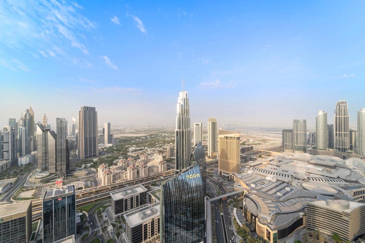 Апартаменти First Class 3Br With Full Burj Khalifa And Fountain View Дубай Екстер'єр фото