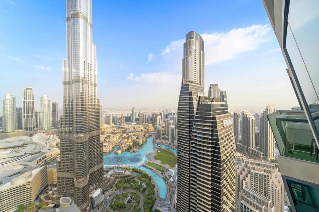 First Class 3Br With Full Burj Khalifa And Fountain View Дубай Екстер'єр фото