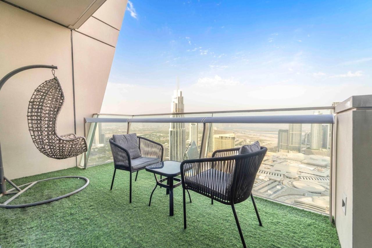 Апартаменти First Class 3Br With Full Burj Khalifa And Fountain View Дубай Екстер'єр фото