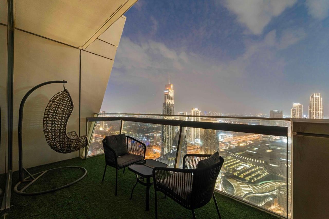 Апартаменти First Class 3Br With Full Burj Khalifa And Fountain View Дубай Екстер'єр фото